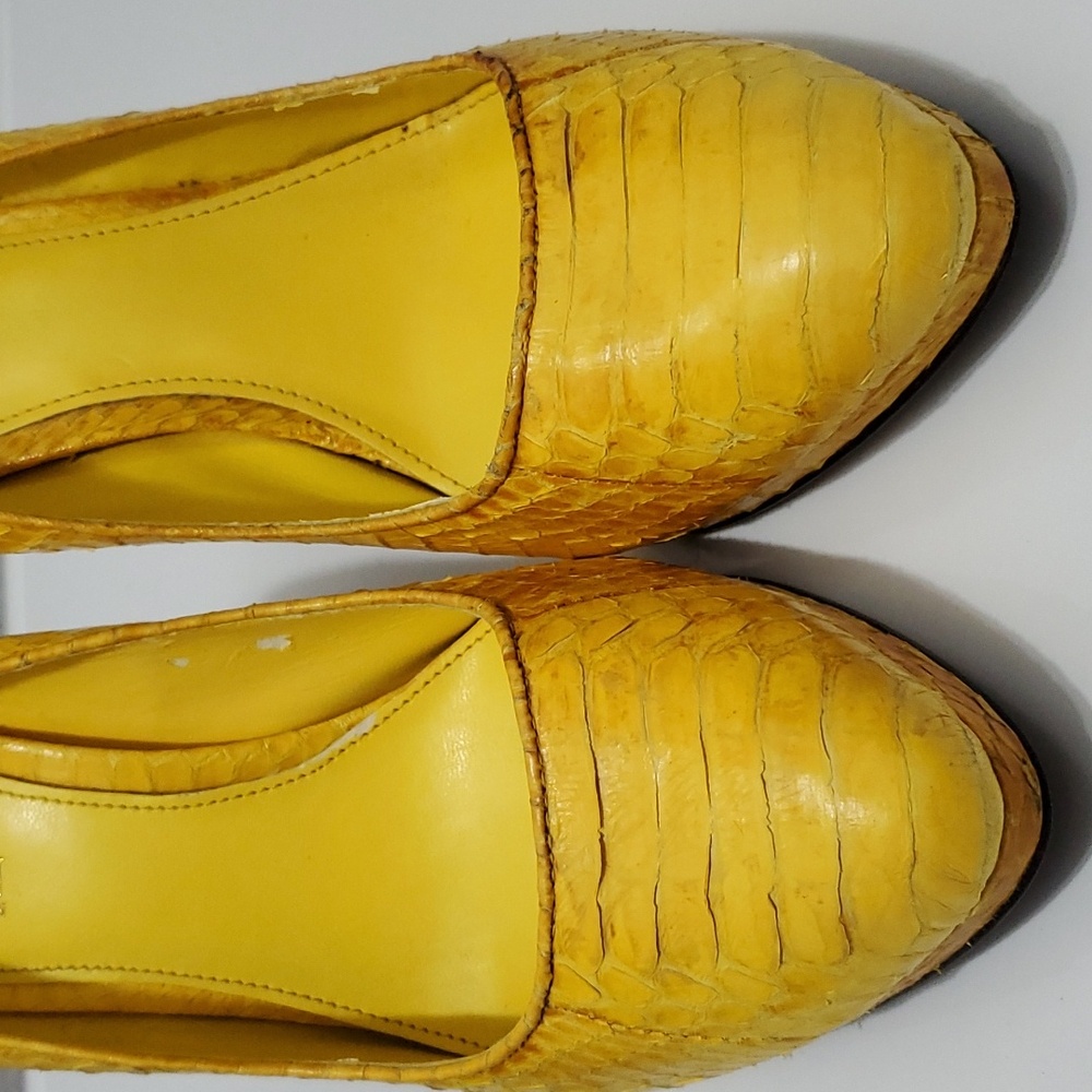 Ralph Lauren reptile shoes. Kailee stiletto pumps. Size 9B. - Picture 2 of 13